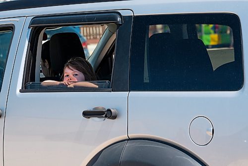 ALEX LUPUL / WINNIPEG FREE PRESS  

Attendees enjoy the Winnipeg International Children's Festival from the comfort of their vehicles at the Red River Exhibition Park on Sunday, June 13, 2021. Due to ongoing restrictions, the format has shifted to a drive-in format.