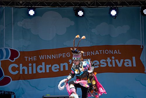 ALEX LUPUL / WINNIPEG FREE PRESS  

The Summer Bear Dance Troupe performs at the Winnipeg International Children's Festival at the Red River Exhibition Park on Sunday, June 13, 2021. Due to ongoing restrictions, the format has shifted to a drive-in format.