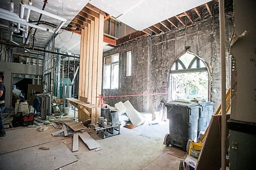 MIKAELA MACKENZIE / WINNIPEG FREE PRESS

The space that will become the child care centre, currently under renovation, at the Augustine Centre in Winnipeg on Tuesday, June 15, 2021. For Melissa Martin story.
Winnipeg Free Press 2021.