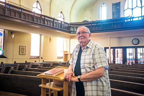 MIKAELA MACKENZIE / WINNIPEG FREE PRESS

Jeff Carter, chair of the Augustine Centre board of directors, poses for a portrait in the sanctuary in Winnipeg on Tuesday, June 15, 2021. For Melissa Martin story.
Winnipeg Free Press 2021.