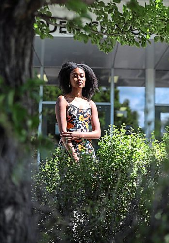 RUTH BONNEVILLE / WINNIPEG FREE PRESS

LOCAL - Imani Pinder

Portrait of Grade 12, Garden City Collegiate graduate outside her school Friday.   

Reader Bridge profile on high school student Imani Pinder, who had to transfer schools due to racist bullying and then started the Black Students Union at her new school. Shes also the recipient of a $70,000 national scholarship from TD. 

Julia-Simone Rutgers 
Reporter  Winnipeg Free Press

June 18,, 2021

