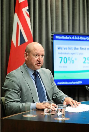 RUTH BONNEVILLE / WINNIPEG FREE PRESS

Local COVID update

Premier Brian Pallister and Dr. Brent Roussin, chief provincial public health officer, discuss their "Reopening Path" at COVID update at the Legislative Building Wednesday.


June 23,, 2021

