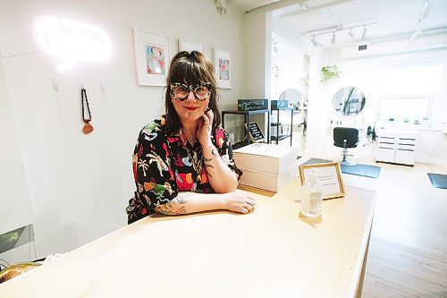 JOHN WOODS / WINNIPEG FREE PRESS
Meghan Greenlay, hairstylist and owner of Menagerie Beauty and Goods, is ready to open after relaxed restrictions were announced today in Winnipeg Wednesday, June 23, 2021.

Reporter: Rollason