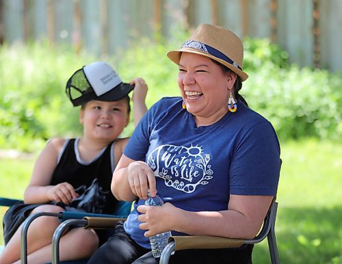 RUTH BONNEVILLE / WINNIPEG FREE PRESS

49.8 VIRUS THREE FAMILIES: following three families in 3 different types of schooling. 

Photo of Dawnis Kennedy and her Grade 3 son, Kenny Kennedy, enjoying time laughing together at The Parenteau family's home in Silver Heights, in their backyard. 

Homeschooling families: Anna and Jason Parenteau and their sons: Carter in Grade 4 and Josiah in Grade 12 and cousins - Dawnis Kennedy and Grade 3 son Kenny Kennedy at The Parenteau family's home in Silver Heights, in their backyard. 

Story: following three families  a homeschooling family, remote learning family and in-class instruction family  to document their learning curves during the pandemic. The last (fourth) edition will run July 3.

June 24,, 2021

