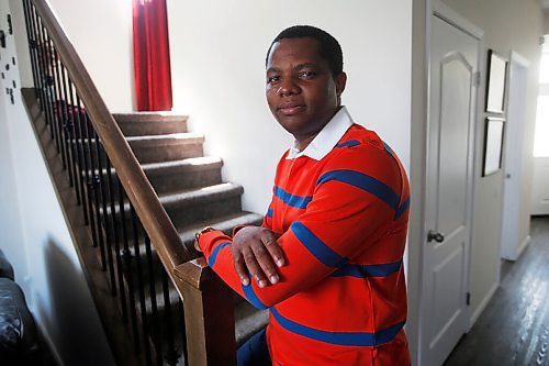 JOHN WOODS / WINNIPEG FREE PRESS
Taiwo Akindipe, who has volunteered with MADD Winnipeg for the past three years, is photographed in his home in Winnipeg Wednesday, June 23, 2021.

Reporter: ?