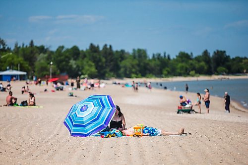 MIKAELA MACKENZIE / WINNIPEG FREE PRESS

The beach at the lakeside town of Gimli, where business is slowly starting to pick up, on Friday, June 25, 2021. For Ben Waldman story.
Winnipeg Free Press 2021.