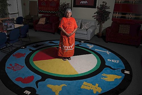 ALEX LUPUL / WINNIPEG FREE PRESS  

Martina Fisher, Cultural Support Provider at Wa-Say Healing Centre, poses for a portrait at the centre's Winnipeg office on Monday, June 28, 2021. Fisher was forced into Assiniboia Residential School in her teens.

Reporter: Cody Sellar