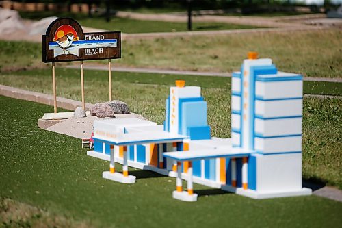 JOHN WOODS / WINNIPEG FREE PRESS
Brett and Karen Chestley, have rebuilt and are opening the the mini-putt course in Grand Marais Tuesday, June 29, 2021. The course was abandoned decades ago by its former owners.

Reporter: Martin