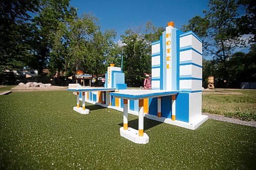 JOHN WOODS / WINNIPEG FREE PRESS
Brett and Karen Chestley, have rebuilt and are opening the the mini-putt course in Grand Marais Tuesday, June 29, 2021. The course was abandoned decades ago by its former owners.

Reporter: Martin