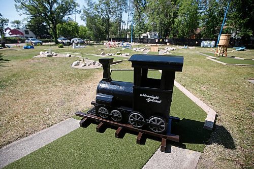 JOHN WOODS / WINNIPEG FREE PRESS
Brett and Karen Chestley, have rebuilt and are opening the the mini-putt course in Grand Marais Tuesday, June 29, 2021. The course was abandoned decades ago by its former owners.

Reporter: Martin