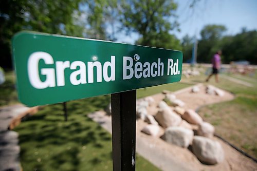 JOHN WOODS / WINNIPEG FREE PRESS
Brett and Karen Chestley, have rebuilt and are opening the the mini-putt course in Grand Marais Tuesday, June 29, 2021. The course was abandoned decades ago by its former owners.

Reporter: Martin