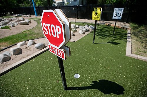 JOHN WOODS / WINNIPEG FREE PRESS
Brett and Karen Chestley, have rebuilt and are opening the the mini-putt course in Grand Marais Tuesday, June 29, 2021. The course was abandoned decades ago by its former owners.

Reporter: Martin