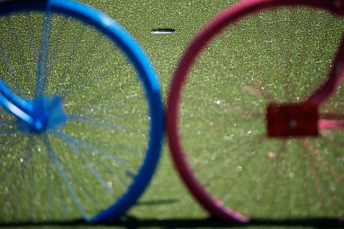 JOHN WOODS / WINNIPEG FREE PRESS
Brett and Karen Chestley, have rebuilt and are opening the the mini-putt course in Grand Marais Tuesday, June 29, 2021. The course was abandoned decades ago by its former owners.

Reporter: Martin