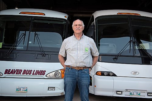 ALEX LUPUL / WINNIPEG FREE PRESS  

John Fehr, owner of Beaver Bus Lines, poses for a portrait on Wednesday, June 30, 2021. A group of 14 Manitoba charter and intercity bus operators are pleading with the province for support--and not getting any.