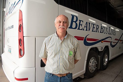 ALEX LUPUL / WINNIPEG FREE PRESS  

John Fehr, owner of Beaver Bus Lines, poses for a portrait on Wednesday, June 30, 2021. A group of 14 Manitoba charter and intercity bus operators are pleading with the province for support--and not getting any.