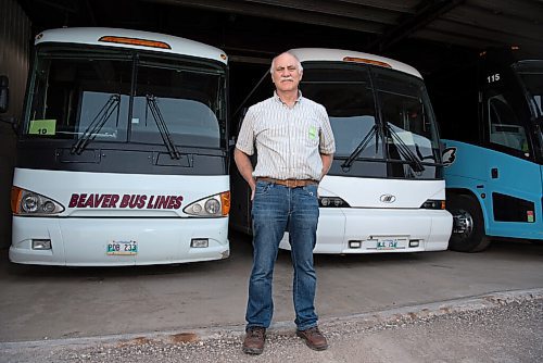 ALEX LUPUL / WINNIPEG FREE PRESS  

John Fehr, owner of Beaver Bus Lines, poses for a portrait on Wednesday, June 30, 2021. A group of 14 Manitoba charter and intercity bus operators are pleading with the province for support--and not getting any.