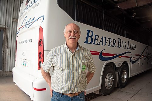 ALEX LUPUL / WINNIPEG FREE PRESS  

John Fehr, owner of Beaver Bus Lines, poses for a portrait on Wednesday, June 30, 2021. A group of 14 Manitoba charter and intercity bus operators are pleading with the province for support--and not getting any.