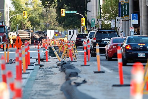 JOHN WOODS / WINNIPEG FREE PRESS
Construction on Donald may be detrimental to local businesses in Winnipeg Wednesday, June 30, 2021. 

Reporter: ?