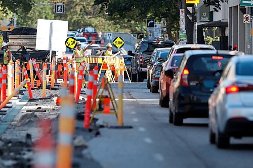 JOHN WOODS / WINNIPEG FREE PRESS
Construction on Donald may be detrimental to local businesses in Winnipeg Wednesday, June 30, 2021. 

Reporter: ?