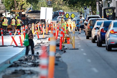 JOHN WOODS / WINNIPEG FREE PRESS
Construction on Donald may be detrimental to local businesses in Winnipeg Wednesday, June 30, 2021. 

Reporter: ?