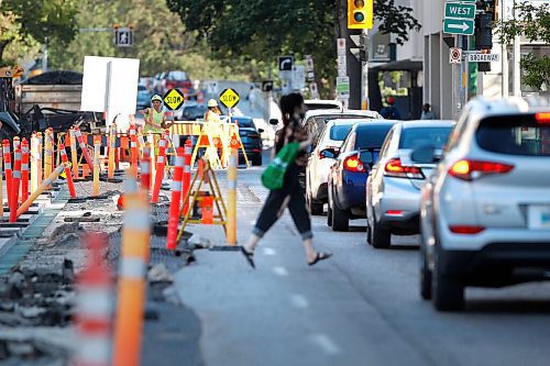 JOHN WOODS / WINNIPEG FREE PRESS
Construction on Donald may be detrimental to local businesses in Winnipeg Wednesday, June 30, 2021. 

Reporter: ?