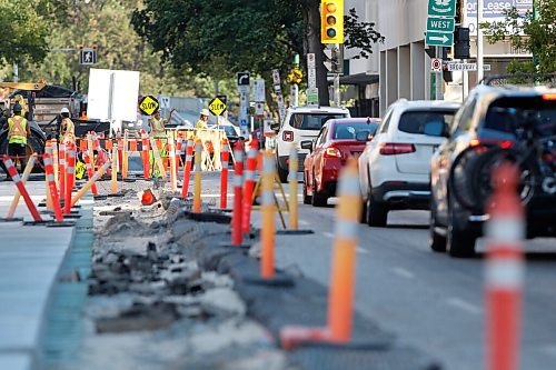 JOHN WOODS / WINNIPEG FREE PRESS
Construction on Donald may be detrimental to local businesses in Winnipeg Wednesday, June 30, 2021. 

Reporter: ?