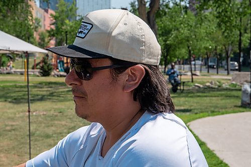 ALEX LUPUL / WINNIPEG FREE PRESS  

Daniel Henderson is photographed at Central Park in Winnipeg on Thursday, July 1, 2021.

Reporter: Cody Sellar