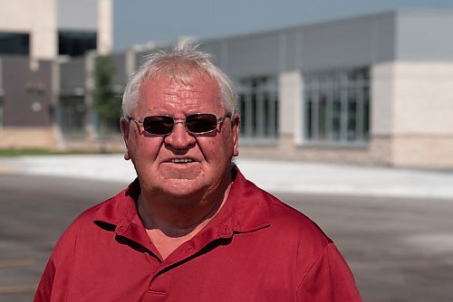 ALEX LUPUL / WINNIPEG FREE PRESS  

Clarence Braun poses for a portrait outside of the Niverville Community Resource & Recreation Centre on Thursday, July 1, 2021.

Reporter: Mike Sawatzky