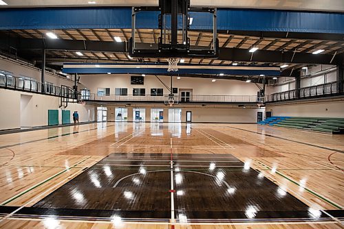 ALEX LUPUL / WINNIPEG FREE PRESS  

The multi-sport court at the Niverville Community Resource & Recreation Centre is photographed on Thursday, July 1, 2021.

Reporter: Mike Sawatzky