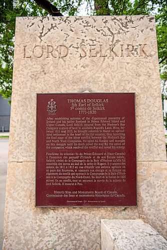 ALEX LUPUL / WINNIPEG FREE PRESS  

The Lord Selkirk monument is photographed North of the Winnipeg Art Gallery in Winnipeg on Monday, July 5, 2021. It commemorates the founder of the Red River Settlement in 1812.

Reporter: Ben Waldman