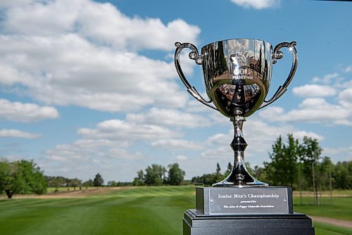 ALEX LUPUL / WINNIPEG FREE PRESS  

The Golf Manitoba Junior Men's Championship trophy is photographed at the Shilo Country Club in Shilo on Wednesday, July 7, 2021.

Reporter: Joseph Bernacki