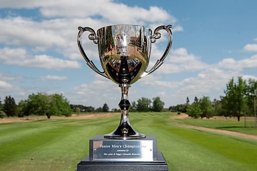 ALEX LUPUL / WINNIPEG FREE PRESS  

The Golf Manitoba Junior Men's Championship trophy is photographed at the Shilo Country Club in Shilo on Wednesday, July 7, 2021.

Reporter: Joseph Bernacki