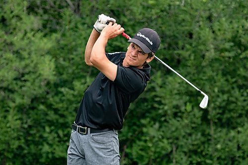 ALEX LUPUL / WINNIPEG FREE PRESS  

Braxton Kuntz hits a shot at the Golf Manitoba Junior Men's Championship at the Shilo Country Club in Shilo on Wednesday, July 7, 2021.

Reporter: Joseph Bernacki