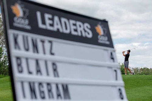 ALEX LUPUL / WINNIPEG FREE PRESS  

Braxton Kuntz hits a shot at the Golf Manitoba Junior Men's Championship at the Shilo Country Club in Shilo on Wednesday, July 7, 2021.

Reporter: Joseph Bernacki