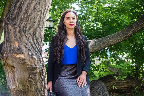 MIKAELA MACKENZIE / WINNIPEG FREE PRESS

Joëlle Pastora Sala, lawyer and advocate with the Public Interest Law Centre, poses for a portrait in her front yard in Winnipeg on Wednesday, July 7, 2021. For Erik Pindera story.
Winnipeg Free Press 2021.