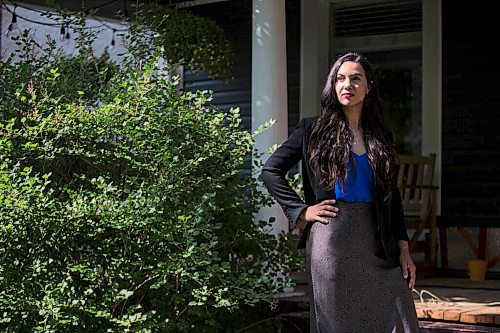 MIKAELA MACKENZIE / WINNIPEG FREE PRESS

Joëlle Pastora Sala, lawyer and advocate with the Public Interest Law Centre, poses for a portrait in her front yard in Winnipeg on Wednesday, July 7, 2021. For Erik Pindera story.
Winnipeg Free Press 2021.