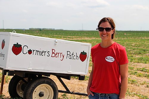 Canstar Community News Angie Cormier stands at Cormier's Berry Patch on July 5. (GABRIELLE PICHÉ/CANSTAR COMMUNITY NEWS/HEADLINER)