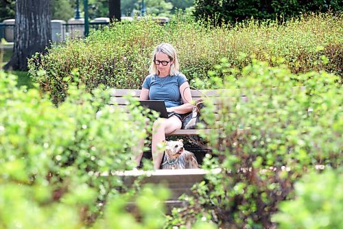 RUTH BONNEVILLE / WINNIPEG FREE PRESS

49.8 Legislative Grounds 

A woman takes advantage of the warm weather to work outside  on her laptop on a park bench on the grounds of the Legislative Building.  

Story on how the Legislative Grounds are a gathering place for our community for many different  occasions.

Reporter: Ben Waldman 

July 13, 2021