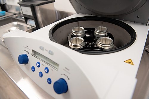 ALEX LUPUL / WINNIPEG FREE PRESS  

A centrifuge, which separates plasma from blood, is photographed in the lab used by Source Nutraceuticals on Wednesday, July 14, 2021.

Reporter: Martin Cash