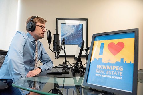 ALEX LUPUL / WINNIPEG FREE PRESS  

Adrian Schulz, podcast host and mortgage broker, poses for a portrait in his office at Imperial Properties in Winnipeg on Friday, July 16, 2021. Schulz has interviewed several key players in the city's real estate world, including realtors, lawyers, brokers, and more, building an educational, informative platform as a hobby.

Reporter: Ben Waldman