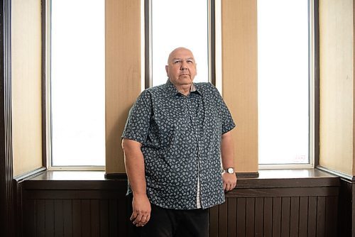 ALEX LUPUL / WINNIPEG FREE PRESS  

Albert McLeod, president of Two-Spirited People of Manitoba, poses for a portrait at The Riverside in Winnipeg on Friday, July 16, 2021.

Reporter: Melissa Martin