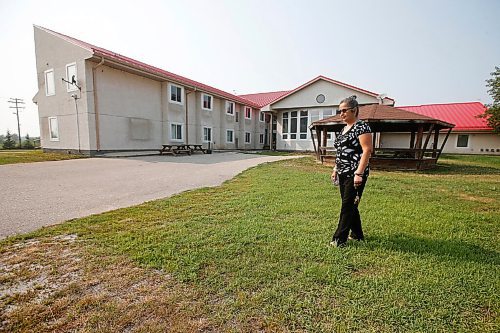 JOHN WOODS / WINNIPEG FREE PRESS
Bernalda Robinson, Executive Director, Sagkeeng Mino Pimatiziwin Family Treatment Centre Inc. is photographed at the centre in Sagkeeng, Monday, July 19, 2021. The land which the centre sits on will be scanned by ground radar to determine if unmarked bodies are on site.

Reporter: Thorpe