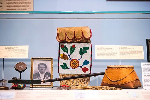 MIKAELA MACKENZIE / WINNIPEG FREE PRESS

A display about Treaty One at the Manitoba Museum in Winnipeg on Tuesday, July 20, 2021. For --- story.
Winnipeg Free Press 2021.