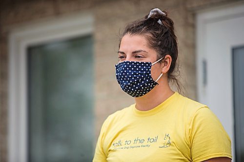 MIKAELA MACKENZIE / WINNIPEG FREE PRESS

Sara Matwychuk, owner of Talk to the Tail dog daycare in Niverville, speaks to the Free Press on Wednesday, July 21, 2021. For Cody story.
Winnipeg Free Press 2021.