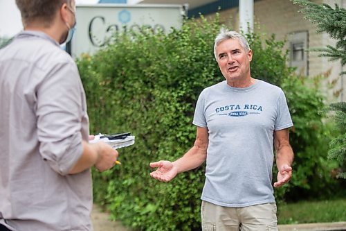 MIKAELA MACKENZIE / WINNIPEG FREE PRESS

Al Trudeau, Île-des-Chênes resident, speaks to the Free Press on Wednesday, July 21, 2021. For Cody story.
Winnipeg Free Press 2021.