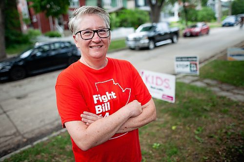 Daniel Crump / Winnipeg Free Press. Luanne Karn opposes Bill 64 over concerns it would take away the local voice on education that school boards provide. She spoke to city council to urge council to formally oppose the bill on Thursday. July 22, 2021.