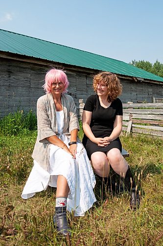 Daniel Crump / Winnipeg Free Press. Micelle Boulet (left) and Sarah Constible (right) are directors of Shakespeare in the Ruins production of The Winters Tale. The performance will be streaming from July 30 to August 8. July 24, 2021.