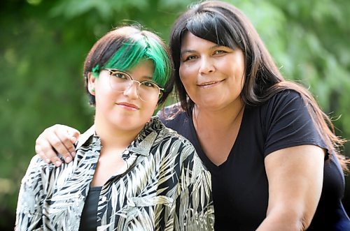 RUTH BONNEVILLE / WINNIPEG FREE PRESS

SUNSHINE FUND

Portrait of Katherine Ross (13yrs) with her mom Spring Ross, in their back yard.  

Subject: photo of mother Spring Ross and her daughter Katherine for the Sunshine Fund story. Katherine will be attending Pioneer Camp.

Reporter: Gillian Brown

July 29, 2021
