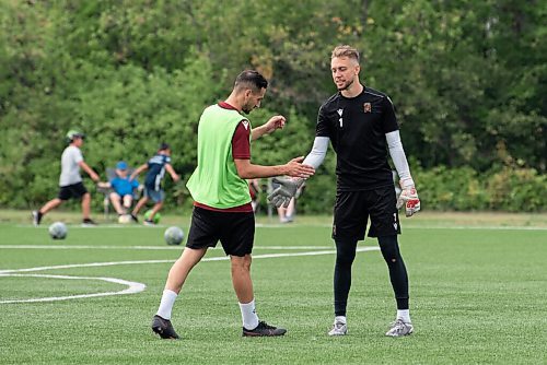 ALEX LUPUL / WINNIPEG FREE PRESS  

Valour FC goalkeeper Jonathan Sirois is photographed during practice at St. Vital Memorial Park in Winnipeg on Friday, July, 30, 2021.