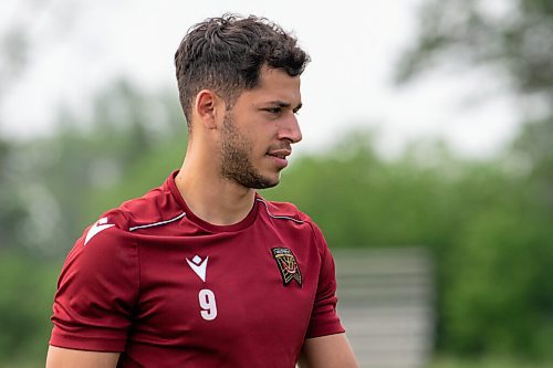 ALEX LUPUL / WINNIPEG FREE PRESS  

Valour FC attacker Austin Ricci is photographed during practice at St. Vital Memorial Park in Winnipeg on Friday, July, 30, 2021.